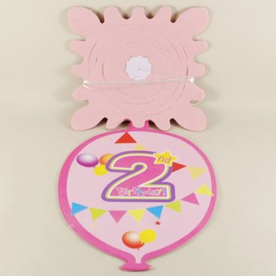 2 Yaş Pembe Kapı Ve Tavan Süsü