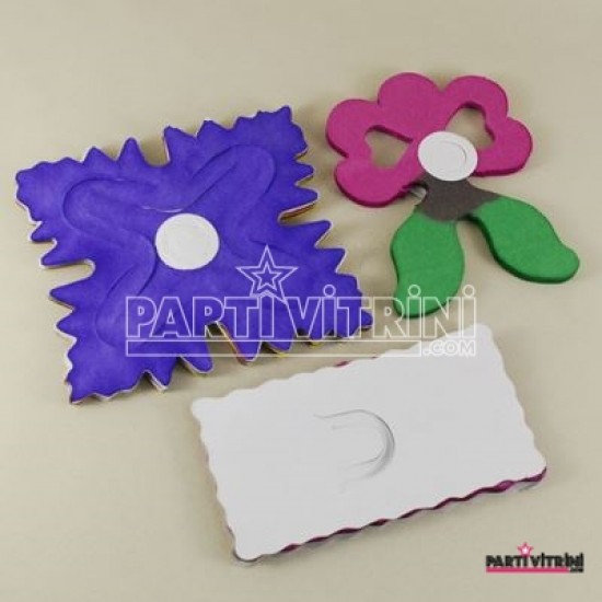 3 Lü Set Rengarenk Rengarenk Uzar Kapı Ve Tavan Süsü