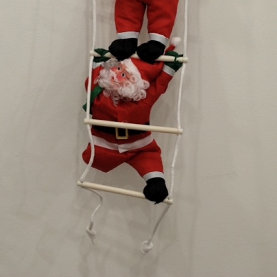 Merdiven Çıkan 3 lü Noel Baba Pencere Oyuncağı