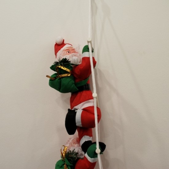 Merdiven Çıkan 3 lü Noel Baba Pencere Oyuncağı