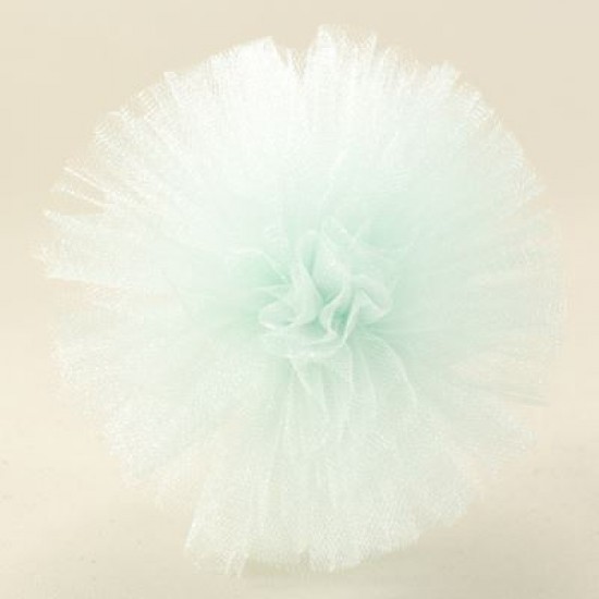 Su Yeşili Küçük Boy Tül Ponpon