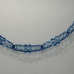 Yuvarlak Metalize Mavi Uzar Kapı Ve Tavan Süsü