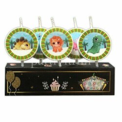 Dinazor Temalı Mum 5 Adet Dinazor Temalı Mum 5 Adet