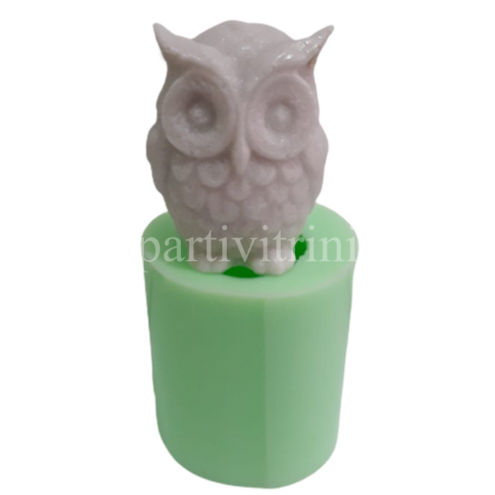 Baykuş Şeklinde Silikon Mum Kalıbı 5,5x4x3,5 Cm Baykuş Şeklinde Silikon Mum Kalıbı 5,5x4x3,5 Cm