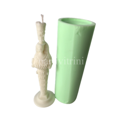 Mısır Heykeli Şeklinde Silikon Mum Kalıbı 19x5,5x5,5 Cm Mısır Heykeli Şeklinde Silikon Mum Kalıbı 19x5,5x5,5 Cm