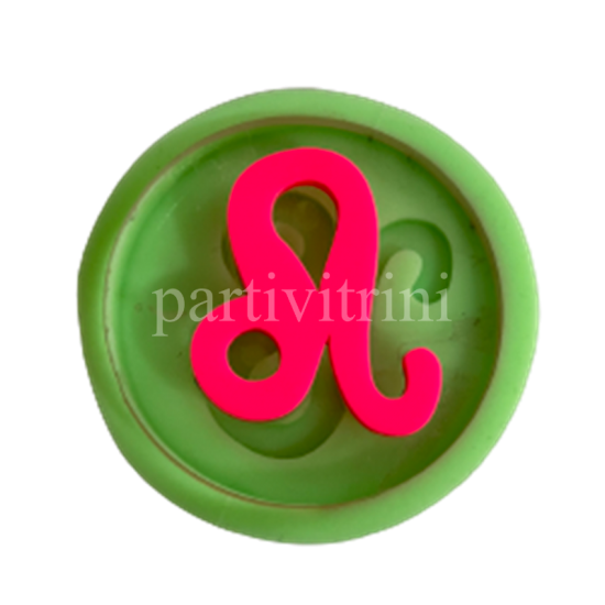 Aslan Burcu Şeklinde Silikon Kokulu Taş ve Mum Kalıbı 7x7x1,5 Cm