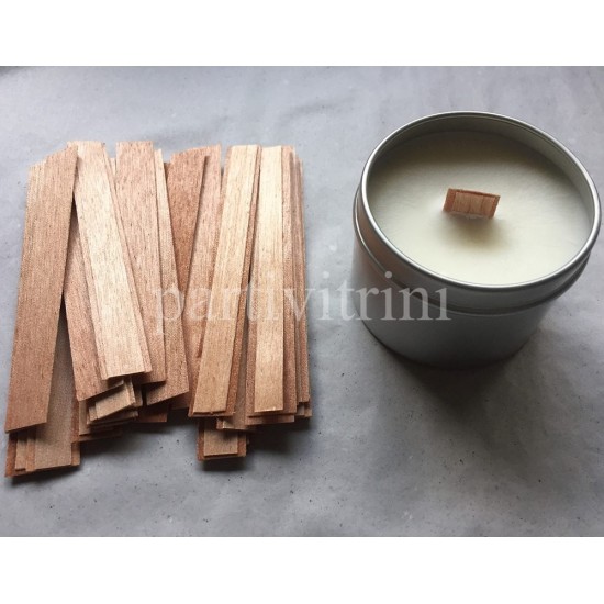 Ahşap Fitil 12.5 cm 10 Adet