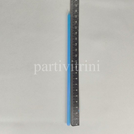 Bebek Mavi Çubuk Mum 20 cm 6 Adet