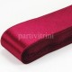 Bordo Renk Saten Kurdela 4 Cm. X 10 Metre
