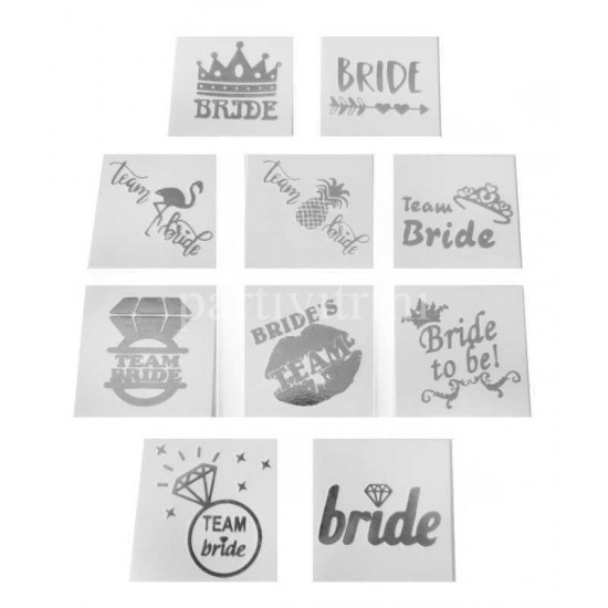 Bride To Be Dövme 10 Adet (Geçicidir)