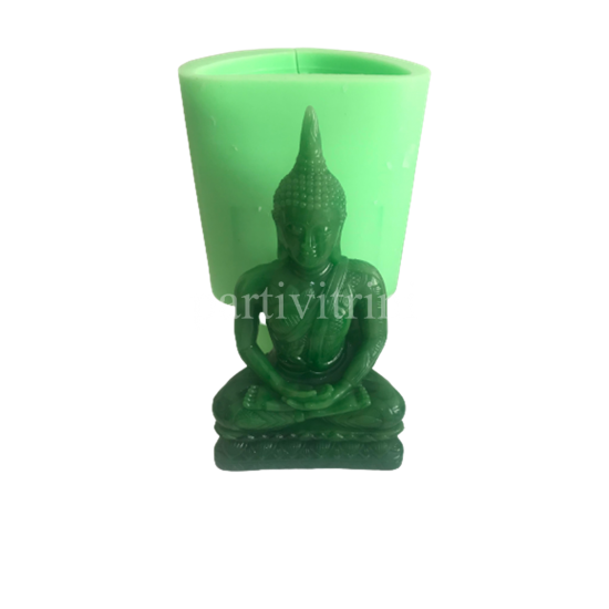 Buda Heykeli Şeklinde Silikon Kokulu Taş ve Mum Kalıbı 7x12,5x23 Cm Buda Heykeli Şeklinde Silikon Kokulu Taş ve Mum Kalıbı 7x12,5x23 Cm