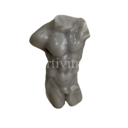 Erkek Vücudu Şeklinde Silikon Kokulu Taş ve Mum Kalıbı 13,5x8,5x5 Cm