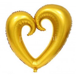 FOLYO BALON KALP ORTASI BOŞ ALTIN 96X109CM