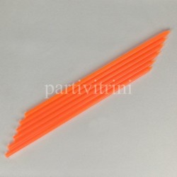 Fosforlu Turuncu Çubuk Mum 20 cm 6 Adet Fosforlu Turuncu Çubuk Mum 20 cm 6 Adet