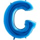 G Harf Grabo Mavi Folyo Balon 102 cm