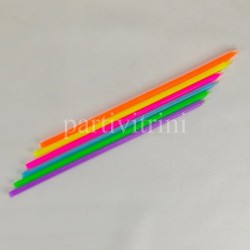 Gökkuşağı Rengarenk Çubuk Mum 20 cm 6 Adet Gökkuşağı Rengarenk Çubuk Mum 20 cm 6 Adet