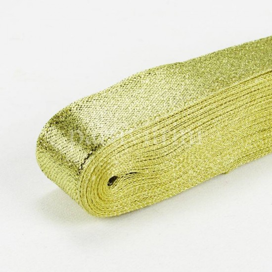 Gold (altın) Renk Sim Kurdela 2 Cm. X 10 Metre