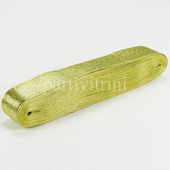 Gold (altın) Renk Sim Kurdela 2 Cm. X 10 Metre
