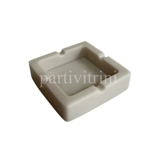 Kare Küllük Şeklinde Silikon Beton ve Epoksi Kalıbı 9,5x9,5x2,5 cm