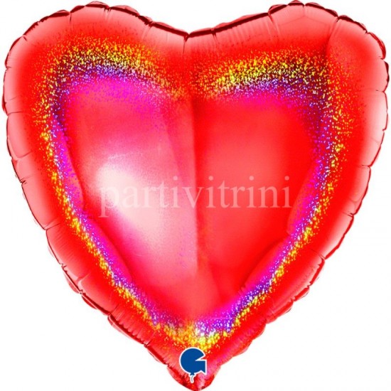 Kırmızı Kalp Grabo Folyo Balon 46 cm