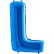 L Harf Grabo Mavi Folyo Balon 102 cm