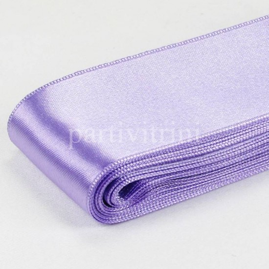 Lila Renk Saten Kurdela 5 Cm. X 10 Metre