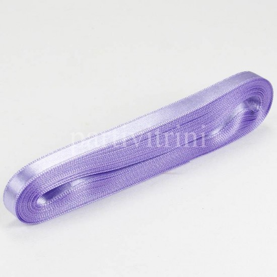 Lila Saten Kurdela 1 Cm. X 10 Metre