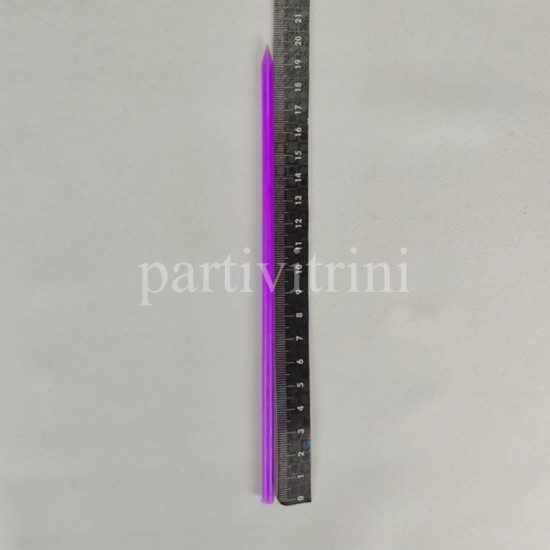 Gökkuşağı Rengarenk Çubuk Mum 20 cm 6 Adet