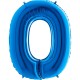 O Harf Grabo Mavi Folyo Balon 102 cm