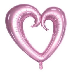 FOLYO BALON KALP ORTASI BOŞ PEMBE 96X109CM