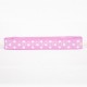 Pembe Renk Puantiyeli Grogren Kurdela 2 Cm. X 10 Metre Pembe Renk Puantiyeli Grogren Kurdela 2 Cm. X 10 Metre