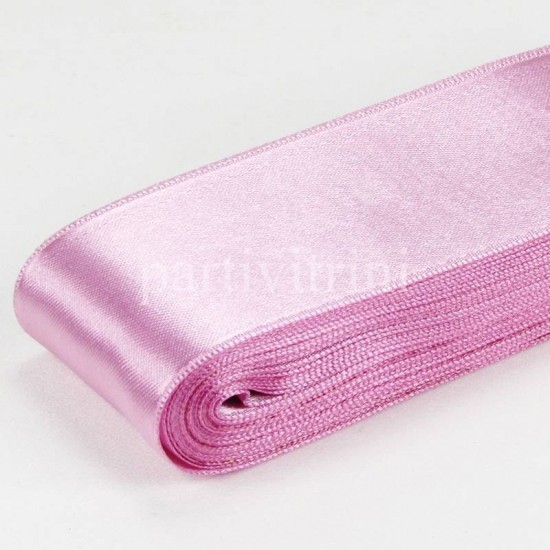 Pembe Renk Saten Kurdela 5 Cm. X 10 Metre