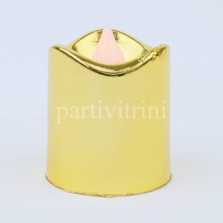 Gold Renk Pilli Mum 4 cm