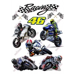 Racing Moto GP Temalı Yenilebilir Resimli Pasta ve Kurabiye Üstü Gofret Plaka Baskısı Racing Moto GP Temalı Yenilebilir Resimli Pasta ve Kurabiye Üstü Gofret Plaka Baskısı