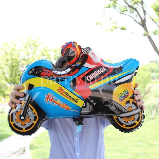 Yarış Motosikleti Folyo Balon 62 cm Yarış Motosikleti Folyo Balon 62 cm