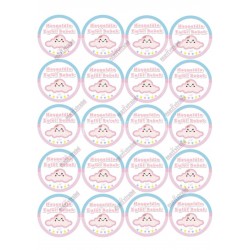 Yeni Doğan Kız Bebek Temalı Kurabiye ve Cupcake Üstü Şekerli Kağıt Baskısı Yeni Doğan Kız Bebek Temalı Kurabiye ve Cupcake Üstü Şekerli Kağıt Baskısı