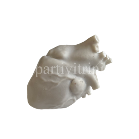 Yürek (Kalp) Şeklinde Silikon Kokulu Taş ve Mum Kalıbı 14x9x8 Cm Yürek (Kalp) Şeklinde Silikon Kokulu Taş ve Mum Kalıbı 14x9x8 Cm