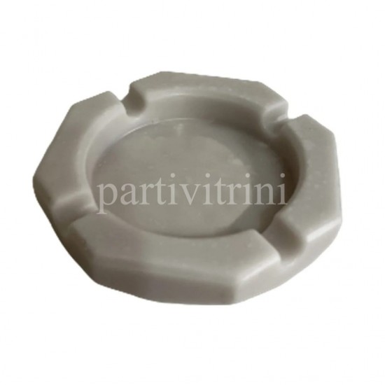 Yuvarlak Altıgen Şeklinde Kül Tablası Silikon Beton ve Epoksi Kalıbı 10x10x2,5 cm