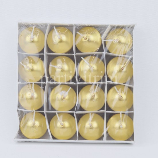 Yüzen Mum Gold Renk Büyük Boy 16 Adet Yüzen Mum Gold Renk Büyük Boy 16 Adet