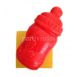 Sevimli Biberon Şeklinde Silikon Pasta ve Seker Hamuru Kalıbı