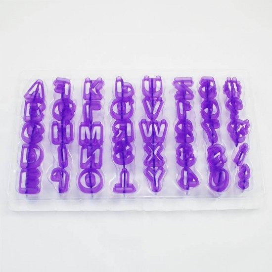 Plastik Harf Ve Rakam Kalıp Seti 2.5 Cm