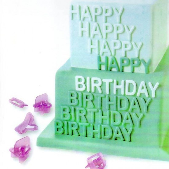 Plastik Harf Ve Rakam Kalıp Seti 2.5 Cm