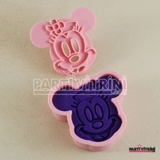 Mickey Minnie Mouse Plastik Kalıp Seti