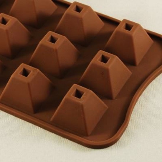 Kare Piramit Çikolata Kalıbı - Sabun Kalıbı