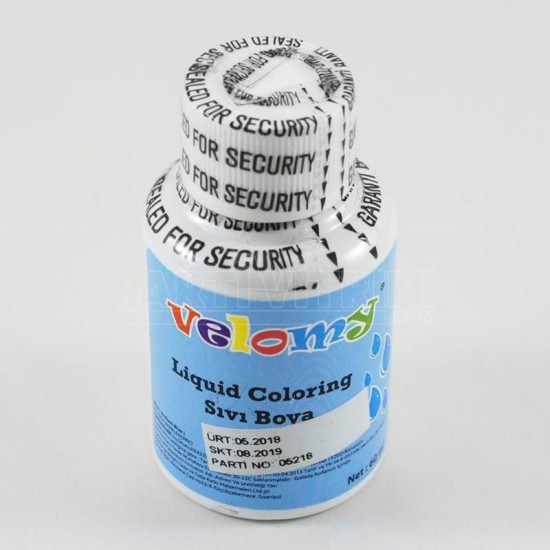Velomy Mavi Renk Sıvı Gıda Boyası 60 ml