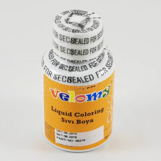 Velomy Turuncu Renk Sıvı Gıda Boyası 60 ml