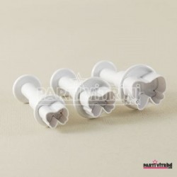 Fiyonk Kurdela Şeklinde Basmalı Kalıp Kopat Seti 3 Boy