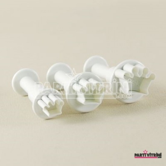 Kral Tacı Şeklinde Basmalı Kalıp Kopat Seti 3 Boy