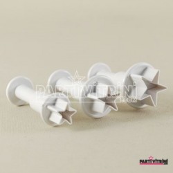 Yıldız Şeklinde Basmalı Kalıp Kopat Seti 3 Boy