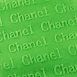 Chanel Yazı Desenli Akrilik Kalem Merdane 21 Cm